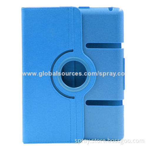 360 Degrees Rotating Stand Leather Case for iPad 2, 2nd Generation, Easy Installation